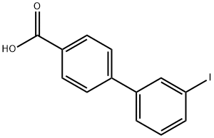 3-IODOBIPHENYL-4-CARBOXYLIC ACID 结构式