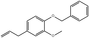 4-烯丙基-1-(苄氧基)-2-甲氧基苯 结构式