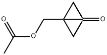 Tricyclo[2.1.0.02,5]pentanone, 1-[(acetyloxy)methyl]- (9CI) 结构式