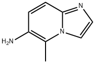 Imidazo[1,2-a]pyridin-6-amine,5-methyl- 结构式