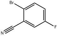 2-溴-5-氟苯腈 结构式