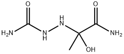 Hydrazinecarboxamide,  2-(2-amino-1-hydroxy-1-methyl-2-oxoethyl)-  (9CI) 结构式