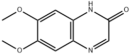 6,7-二甲氧基喹喔啉-2(1H)-酮 结构式