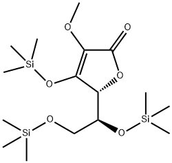 L-Ascorbic acid, 2-O-methyl-3,5,6-tris-O-(trimethylsilyl)- 结构式