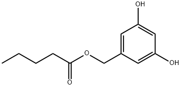 Pentanoic acid, (3,5-dihydroxyphenyl)methyl ester (9CI) 结构式