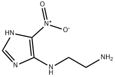 1,2-Ethanediamine,  N-(5-nitro-1H-imidazol-4-yl)-  (9CI) 结构式