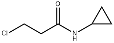 3-氯-N-环丙基丙酰胺 结构式