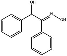 (E)-2-羟基-1,2-二苯乙烷-1-酮肟 结构式