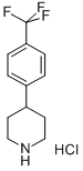 4-(4-三氟甲基苯基)哌啶盐酸盐 结构式
