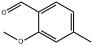 4-甲基-2-甲氧基苯甲醛 结构式