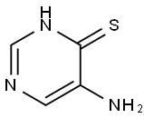 5-氨基-4(3H)-嘧啶硫酮 结构式