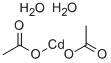 乙酸镉二水合物 结构式
