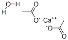 一水乙酸钙 结构式