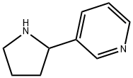 3-(吡咯烷-2-基)吡啶 结构式