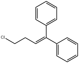 1,1'-(4-氯-1-丁烯亚基)二苯 结构式