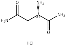 天门冬氨酸二酰胺盐酸盐 结构式