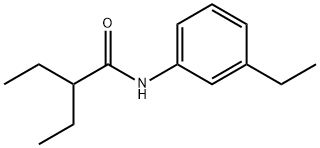 Butanamide, 2-ethyl-N-(3-ethylphenyl)- (9CI) 结构式