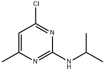 4-氯-2-(异丙基氨基)-6-甲基嘧啶 结构式