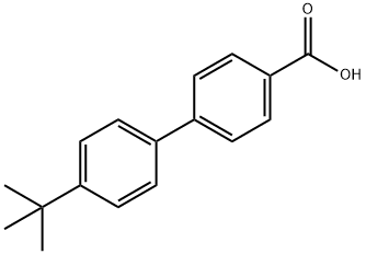 4-(4-叔丁基苯基)苯甲酸 结构式