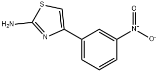 4-(3-硝基苯基)噻唑-2-胺 结构式