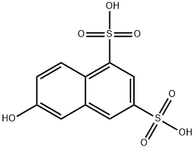 2-Naphthol-5,7-disulfonic acid  结构式