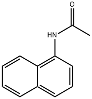 N-乙酰-1-萘胺 结构式
