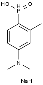 托定磷钠 结构式