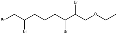 2,3,7,8-tetrabromo-1-ethoxyoctane 结构式