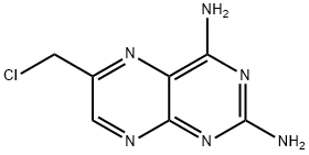 2,4-二氨基-6-溴甲基蝶啶单盐酸盐 结构式