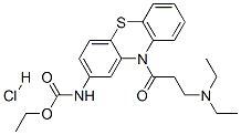 ETHACIZINE HYDROCHLORIDE 结构式