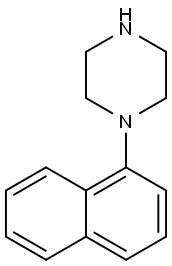 1-(1-萘)哌嗪盐酸盐 结构式