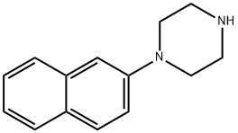 1-萘-2-基-哌嗪盐酸盐 结构式