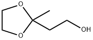 2-甲基-1,3-二氧戊环-2-乙醇 结构式