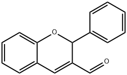 2-苯基-2H-1-苯并吡喃-3-甲醛 结构式