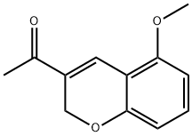 3-Acetyl-5-methoxy-2H-1-benzopyran 结构式