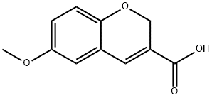 6-甲氧基-2H-亚甲基-3-羧酸 结构式