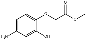 Acetic acid, (4-amino-2-hydroxyphenoxy)-, methyl ester (9CI) 结构式