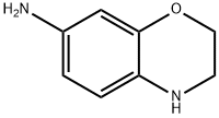 3,4-二氢-2H-1,4-苯并噁嗪-7-胺 结构式