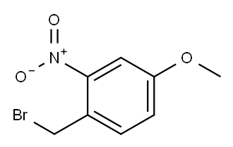 4-甲氧基-2-硝基溴苄 结构式