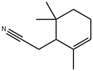 2,6,6-trimethyl-2-cyclohexene-1-acetonitrile 结构式