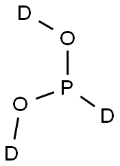 次磷酸-D3 溶液 结构式