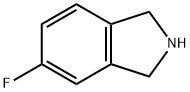5-氟异吲哚啉 结构式