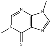 1,9-Dimethyl-9H-purine-6(1H)-thione 结构式