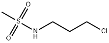 N-(3-chloropropyl)methanesulfonamide 结构式
