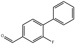 2-氟联苯基-4-甲醛 结构式