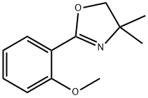 2-(2-甲氧基苯基)-4,4-二甲基-2-唑啉 结构式