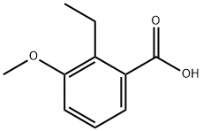 2-乙基-3-甲氧基苯甲酸 结构式