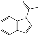 1-乙酰吲哚 结构式