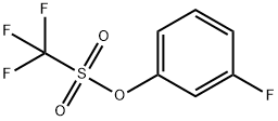 m-Fluorophenyl trifluoromethanesulfonate 结构式