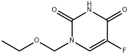 1-(乙氧基甲基)-5-氟嘧啶-2,4(1H,3H)-二酮 结构式